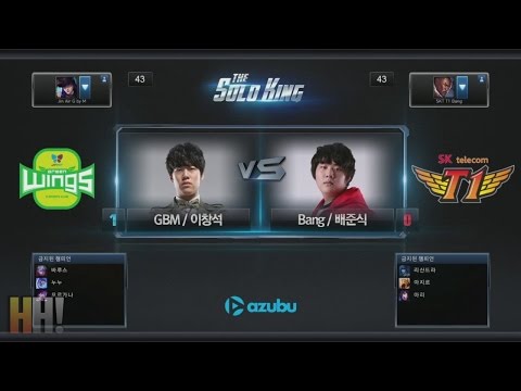 GBM vs Bang - Game 2 - "The Solo King" Korean 1v1 Tournament