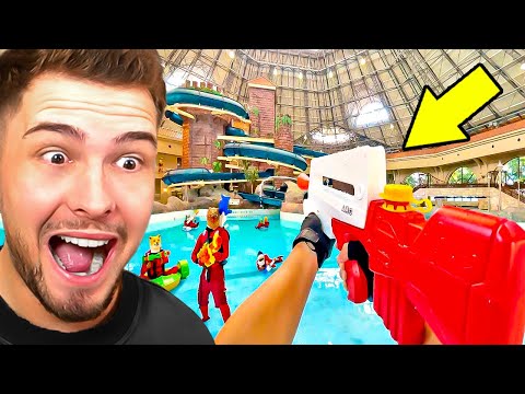 Das BESTE NERF BATTLE im WASSERPARK! (extrem)