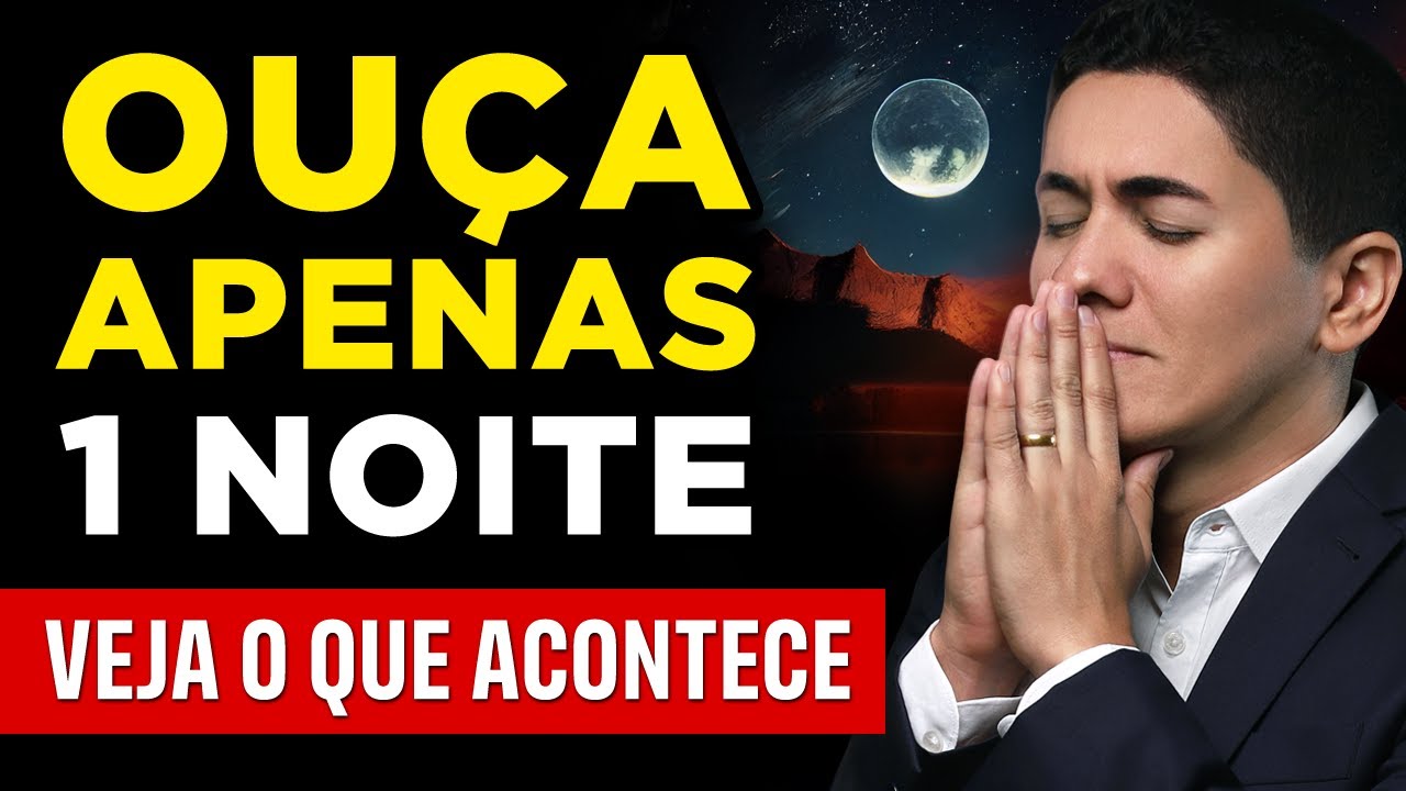 ORAÇÃO MILAGROSA para DORMIR em PAZ e RÁPIDO - Música Calmante para a MADRUGADA