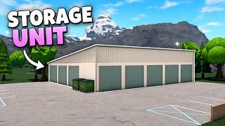 I Built a Realistic Storage Unit in Bloxburg
