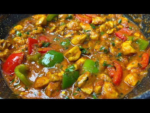 Chicken Jalfrezi Recipe • How To Make Jalfrezi Chicken Curry Recipe • Restaurant Chicken Jalfrezi