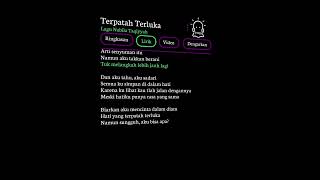 Download lagu Terpatah Terluka • Lagu Nabila Taqiyyah || #lyrics #terpatahterluka #nabilataqiyyah #musik #hits mp3 Download lagu Terpatah Terluka • Lagu Nabila Taqiyyah || #lyrics #terpatahterluka #nabilataqiyyah #musik #hits mp3