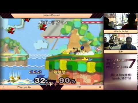 TFP7 - DP (Falco) vs Wenbobular (Fox) Melee Losers R7