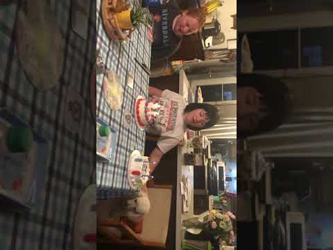 Alle’s second cake and song for her and her dog swagger with the same exact bday