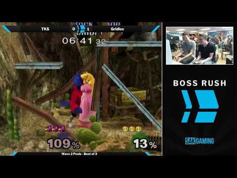 Boss Rush The Moon Wave 2 Pools - TK$ (Falco) vs Gridloc (Peach)