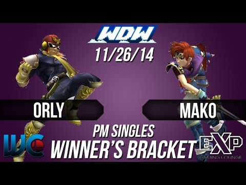 WDW 11/26/14 - ORLY (Falcon) vs. Mako (Roy) PM Winner's Bracket