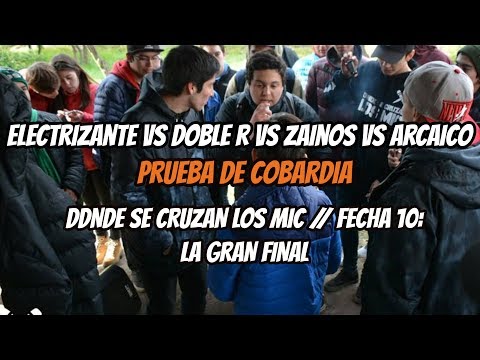 ELEKTRIZANTE vs DOBLE R vs ZAINOS vs ARCAICO - Cobardia // LA GRAN FINAL: Donde se Cruzan Los Mic