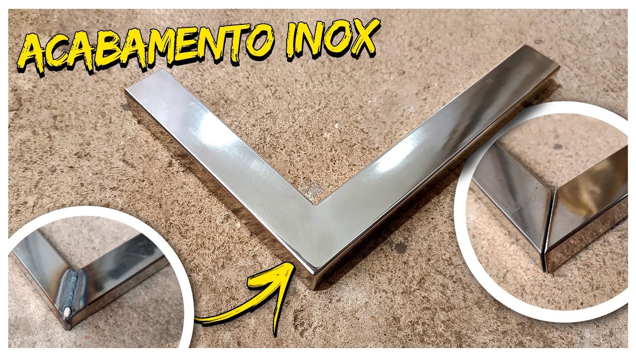 Agora Até Aprendiz Consegue Fazer Acabamento bom em Aço Inox! Tenha o Mesmo Resultado Fazendo Assim!
