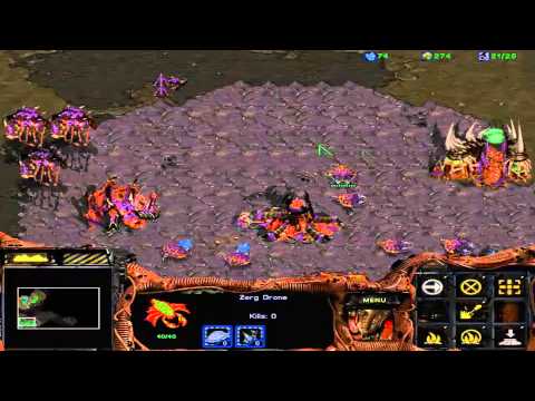 StarCraft Brood War Custom Campaign: Dark Swarm -- 1. First Contact