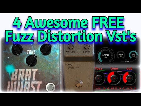 4 Best FREE Fuzz Distortion Vst Plugins For Guitar & Bass - Review & Playthrough