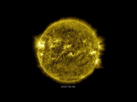Time Lapse of the Sun (1 second is 1 month)