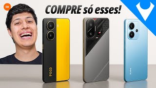 mudou! MELHORES celulares da XIAOMI para COMPRAR FIM DO ANO 2025!