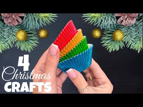 4 Easy Christmas Craft Ideas! ✨ Christmas decorations 2025