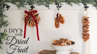 HOW TO: DRIED ORANGE SLICES// 6 Crafts// Homemade Christmas Gifts