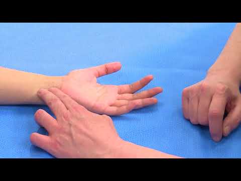 Hand examination; Hand vascularity in wrist lacerations