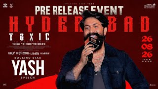Rocking Star Yash Speech at Toxic Pre-Release Event | KVN | Monster Mind Creations