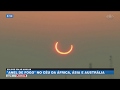 Anel de fogo aparece no céu da África, Ásia e Austrália