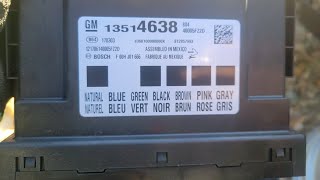 2017 Chevy Malibu BCM Body Control Module Location and Removal