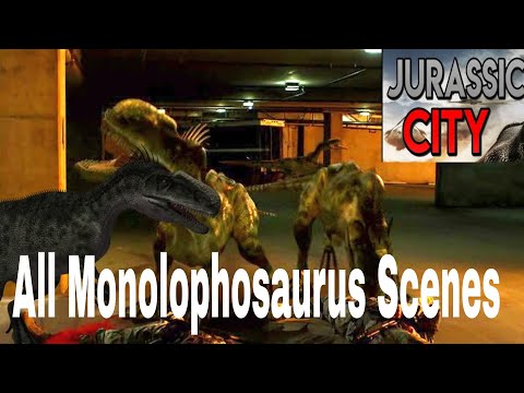 Jurassic City (2015) - All Monolophosaurus Scenes
