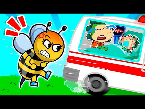 😱Oh, no!!!! Goo Got Stung By Angry BEES!!😡🐝 What Happened?! Stories for Kids by Fire Spike 🔥