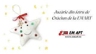 Jucărie din fetru de Crăciun de la EMART