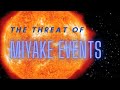 The threat of Miyake events