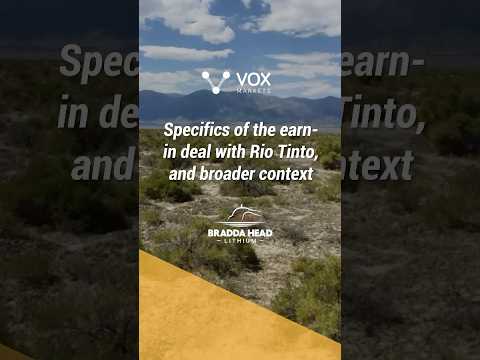 Bradda Head: Specifics of the earn-in deal with Rio Tinto, and broader context