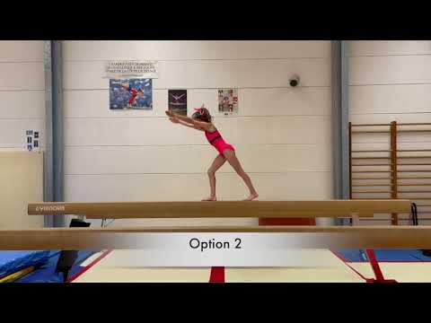 Imposés FFGYM - Niveau 2 - Poutre