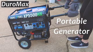 DuroMax Portable Generator🌞HP5500HX Assembly & Demo👈