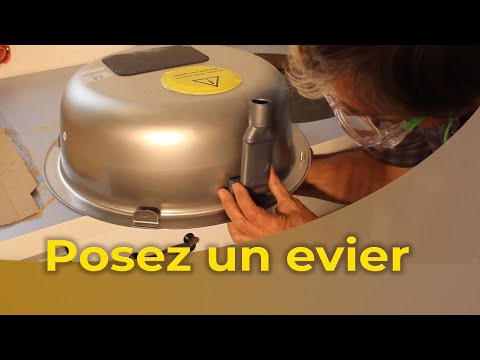 comment installer evier