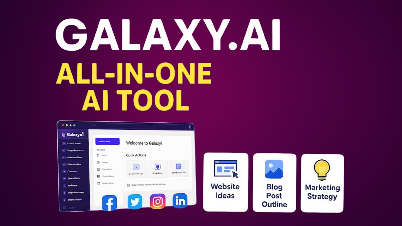 Galaxy.ai Lifetime Deal — All-in-One AI Platform with 3,000+ Tools for Text, Image, Video, Audio