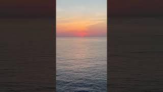Cruise Shorts - Beautiful Cruise Ship Sunrise Over the Atlantic Ocean While Sailing on Bahama Cruise