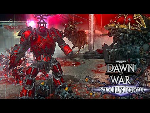 Unification Mod: Survival | Legion of Khorne vs Space Wolves! - WH 40K: Dawn of War: Soulstorm