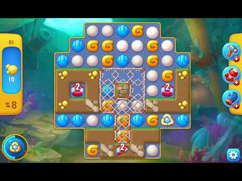 Fishdom Atlantis Cup Stage 61 (v2) (with ingame lightning booster) @choraelmin