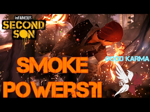 inFAMOUS Second Son | Expert Mode #1 | SMOKE POWERS?!