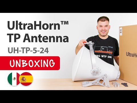 UltraHorn TP Antena, UH-TP-5-24 - UNBOXING ESP