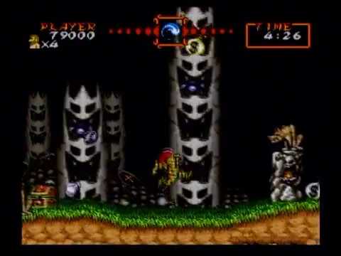 Super Ghouls and Ghosts (Cho Makaimura) Any% Speed Run (w/Torch) in 39:11