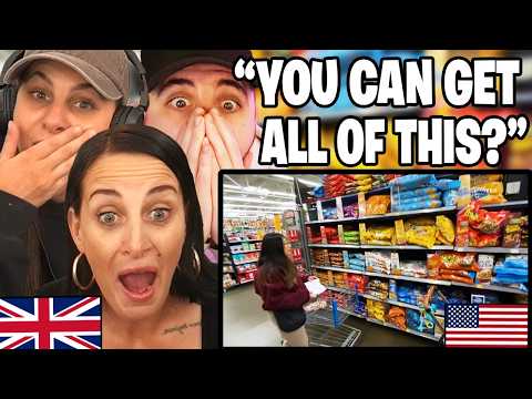 British Family Reacts to Visiting WALMART for the First Time in America!