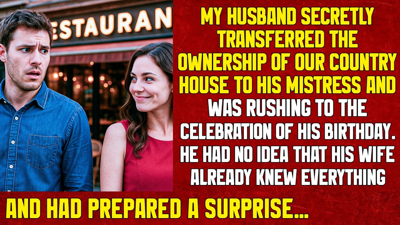 The wife was ordering a cake for her husband's birthday when the baker accidentally revealed...