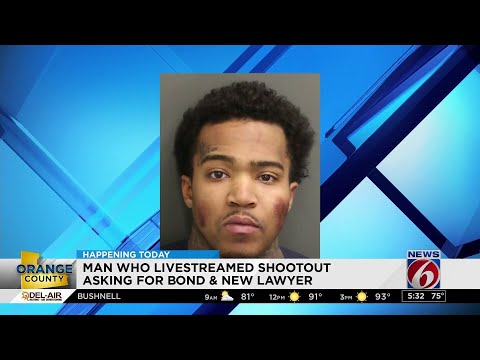 Man accused of streaming shootout due back in court
