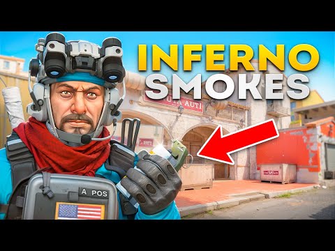 CS2 Inferno - All ESSENTIAL Smokes for 2025!
