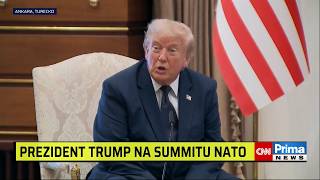 Prezident Trump na summitu NATO v Ankaře