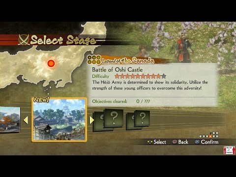 Samurai Warriors 4 Campaign Walkthrough (PS4) Legend of the Sanada Part 4 - Battle of Oshi Castle