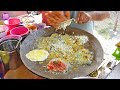 Egg Rajwadi Omelette Surati Egg Dish Street Food India Surat City Food