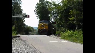 preview picture of video 'CSX Railfanning Danville Madison area'