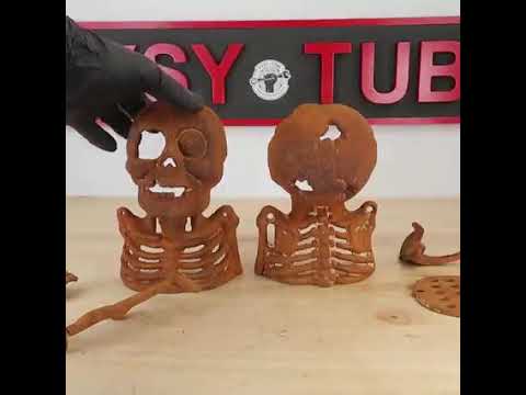 skeleton coin bank restoration