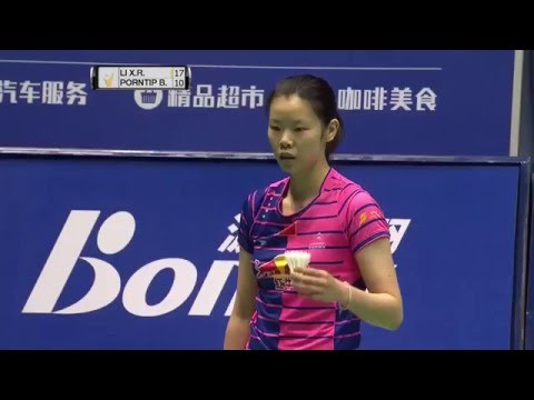 Bonny China Masters 2016 | Badminton SF M1-WS | Li Xuerui vs Porntip Buranaprasertsuk