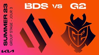 LEC Summer Split 2023 - W4D3 - BDS vs G2 - BO3