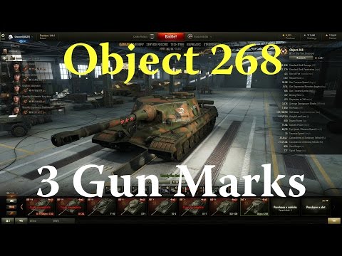 World of Tanks - Object 268 3 Gun Marks