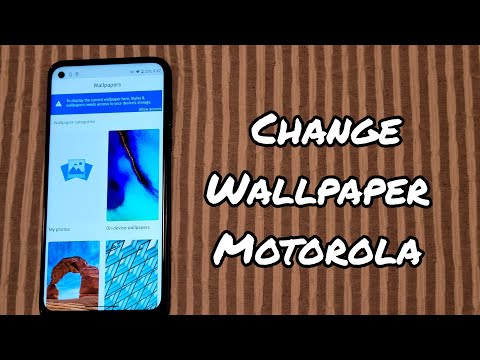 Change Wallpaper Motorola Moto G